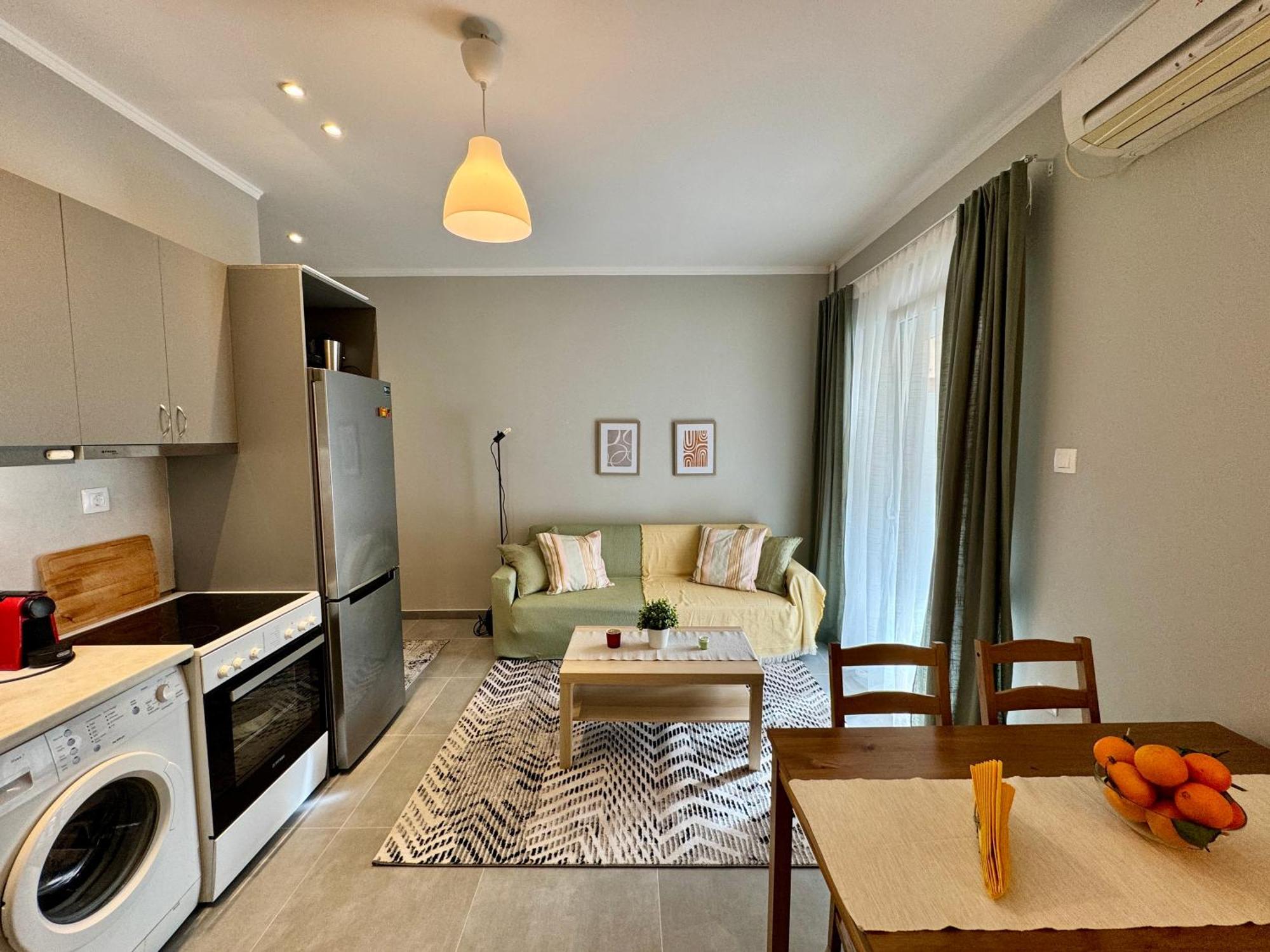 Marble Chic Getaway 1bd In Koukaki